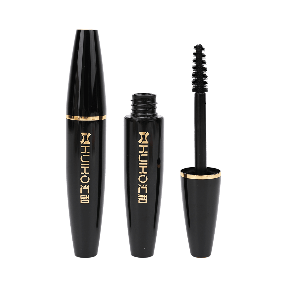 Tubo de rímel preto personalizado para maquiagem HM1128