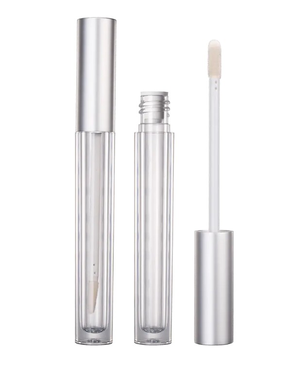 Personalizável e conveniente: o tubo de brilho labial fino e redondo para o seu negócio de beleza